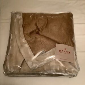 Kanata Faux Buckskin Leather Throw